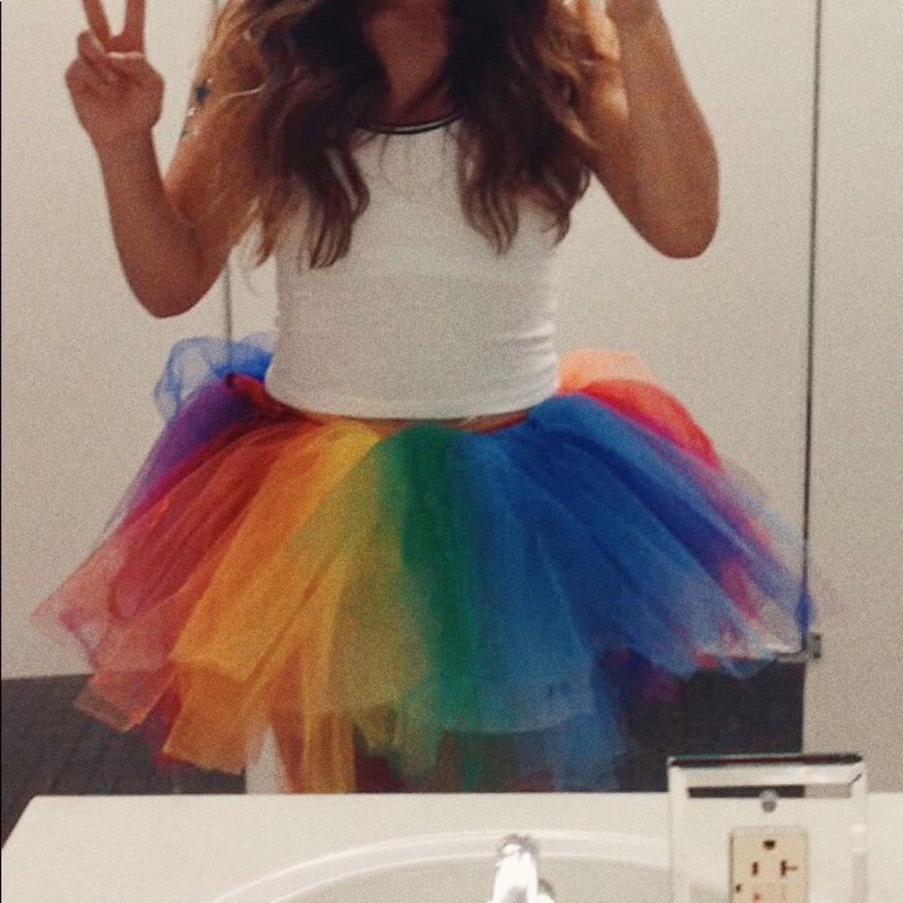 Handmade rainbow tutu
